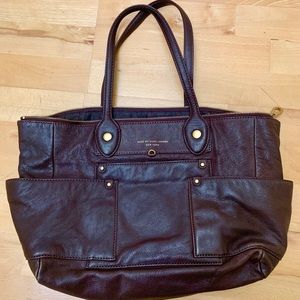 Marc By Marc Jacobs Leather Handbag Purse Brown